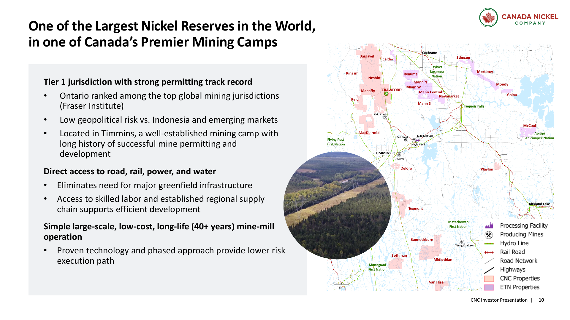 Crawford location, jurisdiction and reserve context