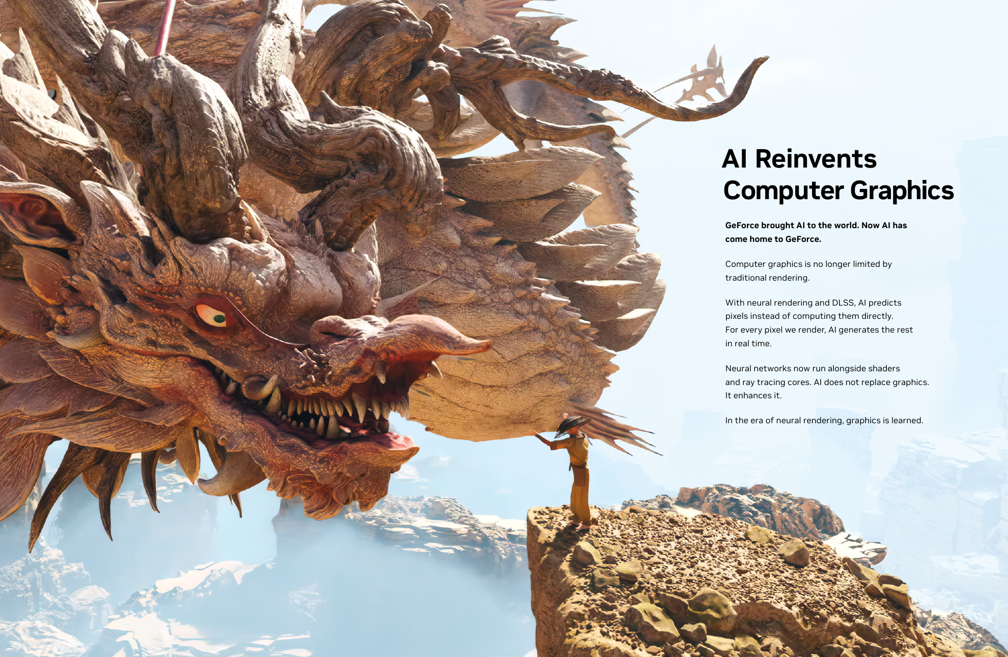Neural rendering and DLSS extend NVIDIA's graphics franchise.